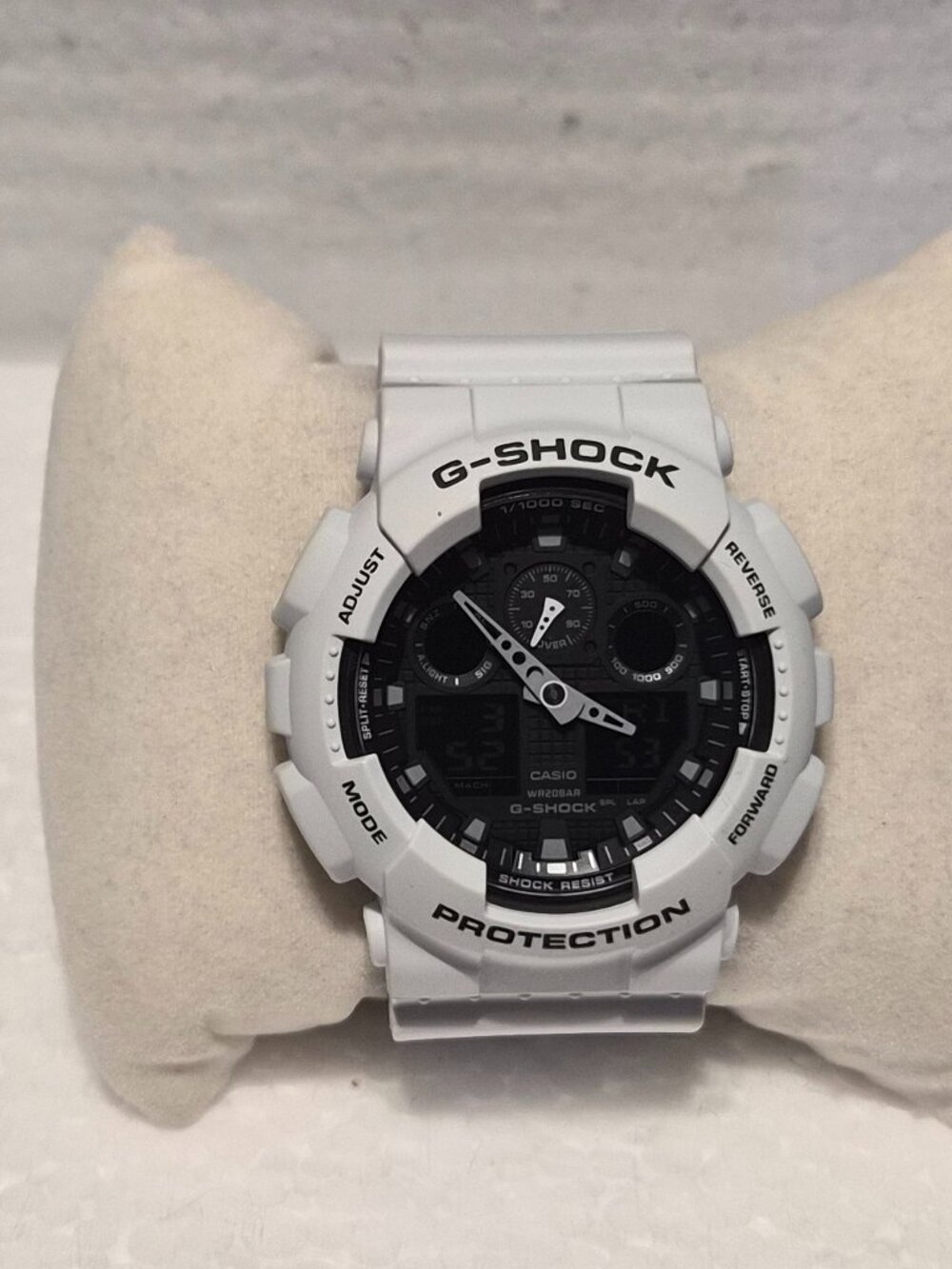 Casio G Shock Dove Gray Digital and analog NWOT condition